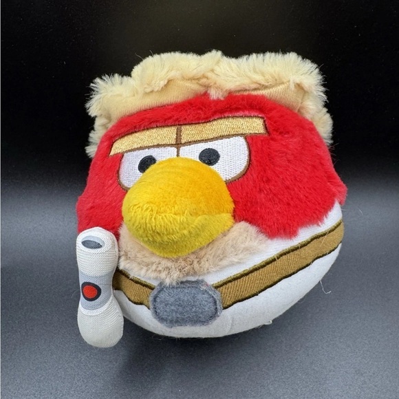 2012 Angry Birds Star Wars Luke Skywalker Plush Toy (No Sound) - Picture 1 of 7